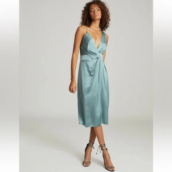 Reiss | Powder Blue Cocktail Dress NWT - Picture 2 of 12